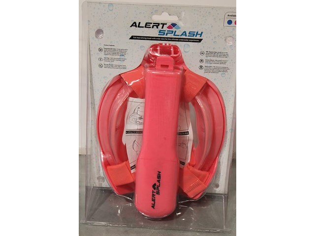 Snorkel gezichtsmasker alert splash 12-18 jaar - afbeelding 2 van  2