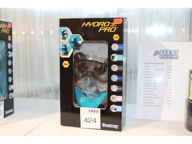 Snorkelmasker flowtech bestway hydro pro l/xl - afbeelding 1 van  2