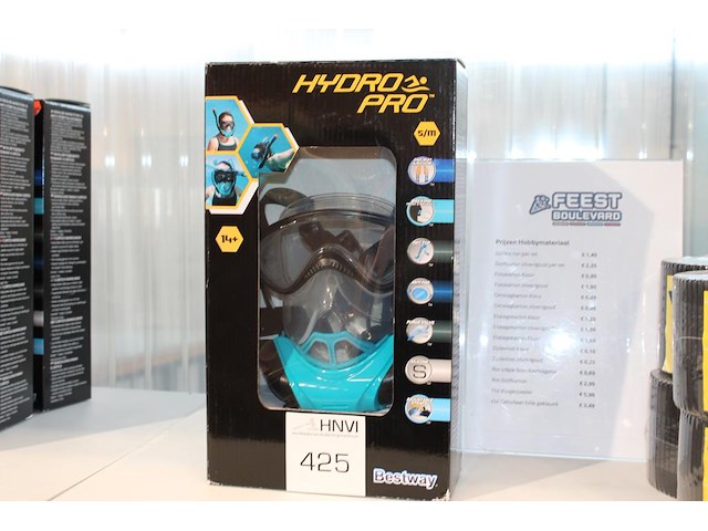 Snorkelmasker flowtech bestway hydro pro s/m - afbeelding 1 van  2