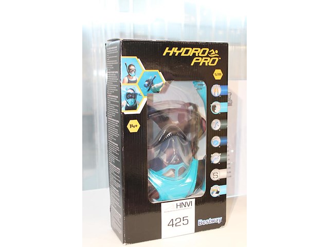 Snorkelmasker flowtech bestway hydro pro s/m - afbeelding 2 van  2