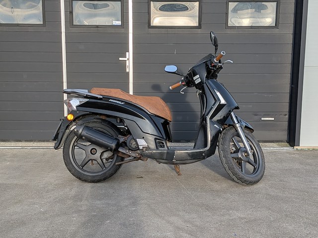 Snorscooter, kymco, people s, zwart, 2009 - afbeelding 1 van  32