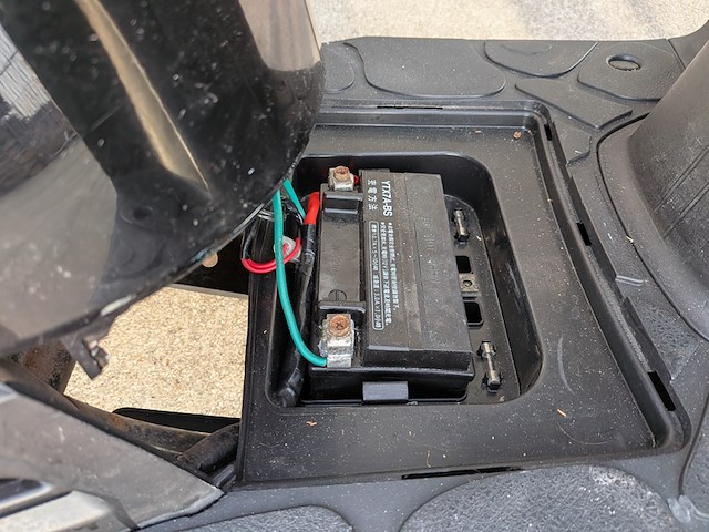 Snorscooter, kymco, people s, zwart, 2009 - afbeelding 15 van  32