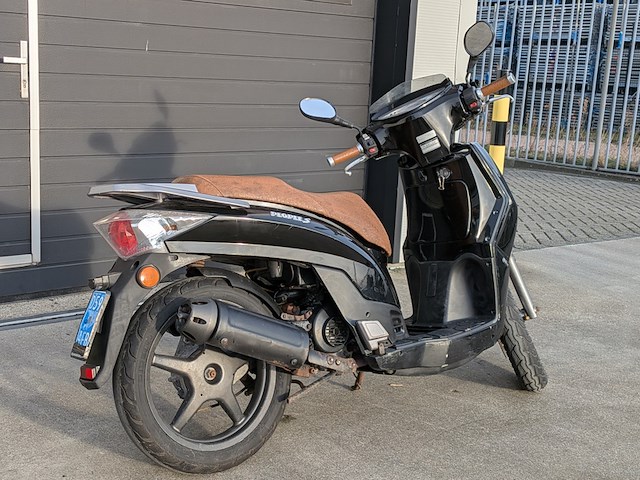 Snorscooter, kymco, people s, zwart, 2009 - afbeelding 12 van  32