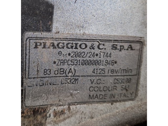 Snorscooter, vespa, primavera 4t, 2014 - afbeelding 8 van  28