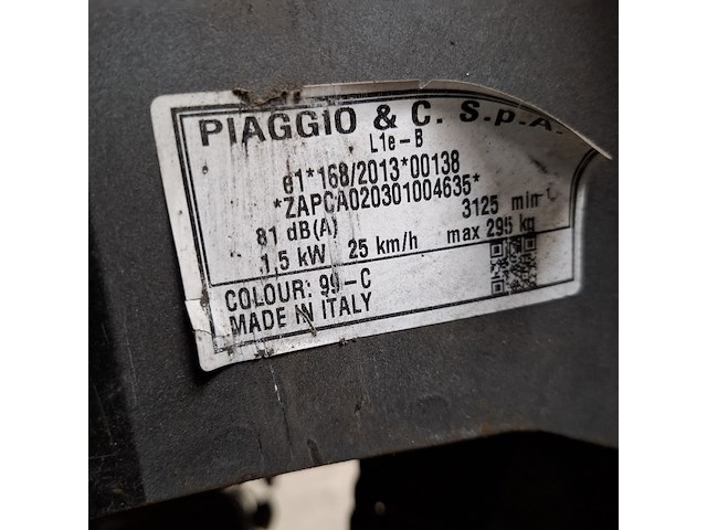 Snorscooter, vespa, sprint, 2020 - afbeelding 6 van  28