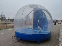 Snowglobe opblaasbaar (sneeuwbol) - afbeelding 3 van  10