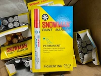 Snowman, yoken marker 500, paintmarker stiften - afbeelding 8 van  9