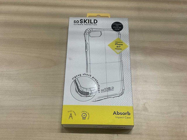 So skild transparant cover iphone 8 telefoonhoesje (circa 300stuks) - afbeelding 1 van  7