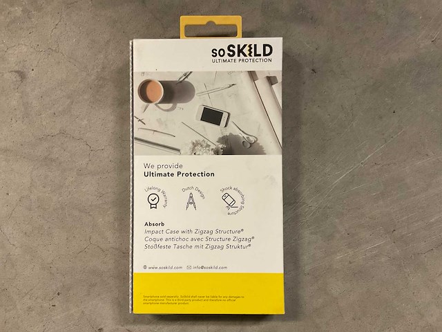 So skild transparant cover iphone x/xs telefoonhoesje (250x) - afbeelding 2 van  5