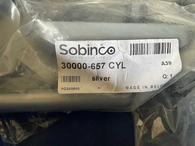 Sobinco - 30000-659 cyl - zilver - deurbeslag (6x) - afbeelding 4 van  6