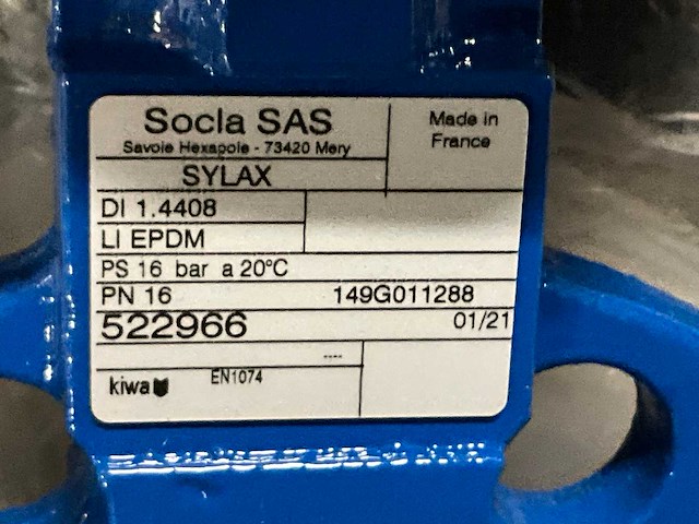 Socia sas sylax klepventiel (14x) - afbeelding 2 van  11