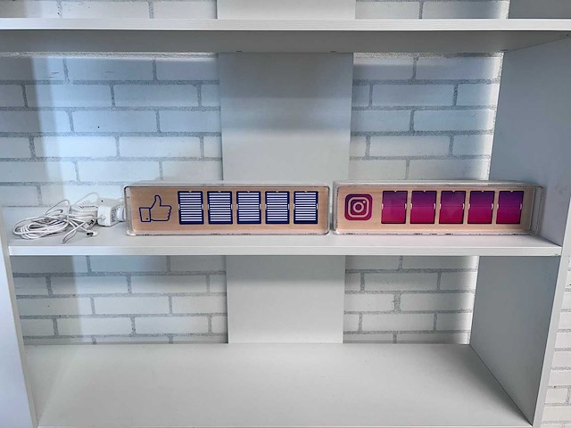 Social media follower counters - afbeelding 1 van  3