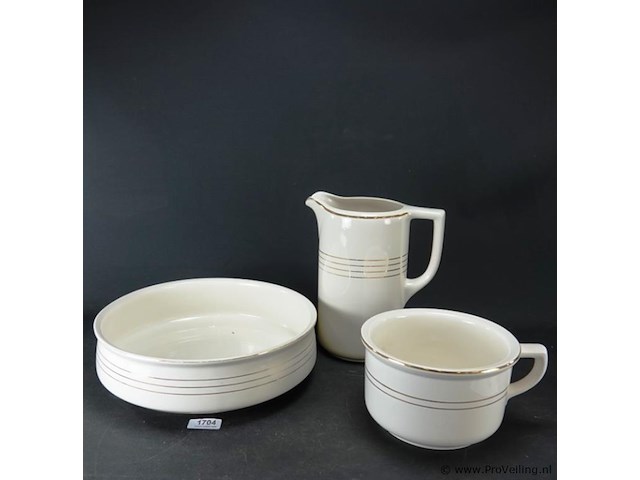 Societé ceramique maestricht lampetset - afbeelding 3 van  5