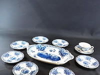 Société céramique maestricht serviesdelen in het peacock blauw decor - afbeelding 1 van  5