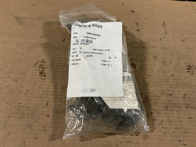 Socket head screw key (18x) - afbeelding 1 van  4