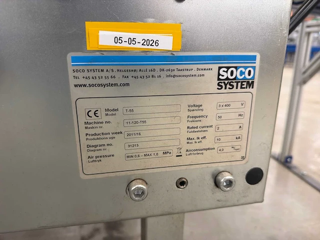 Soco system - 2011 - t-55 - dozensluitmachine - afbeelding 8 van  10