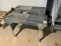 Soco system stalen tafel