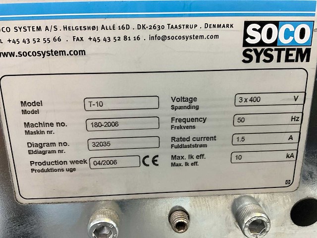 Soco system t-10 dozensluitmachine - afbeelding 4 van  12
