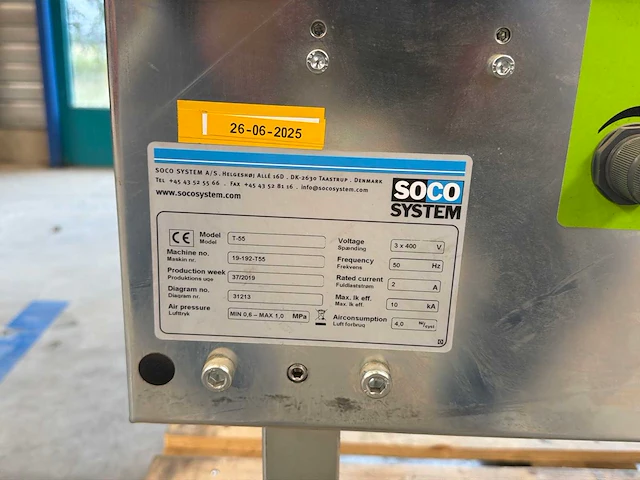 Soco system t-55 industriële tapemachine met rollenbaan - 2019 - afbeelding 10 van  10