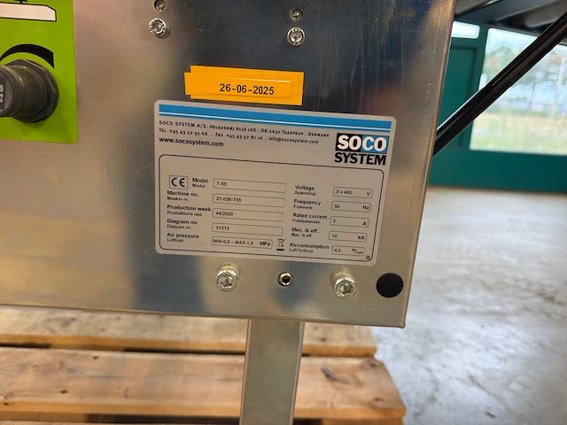 Soco system t-55 industriële tapemachine met rollenbaan - 2020 - afbeelding 3 van  11