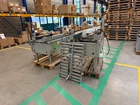 Soco system t-55 industriële tapemachine met rollenbaan (incompleet) (2x)