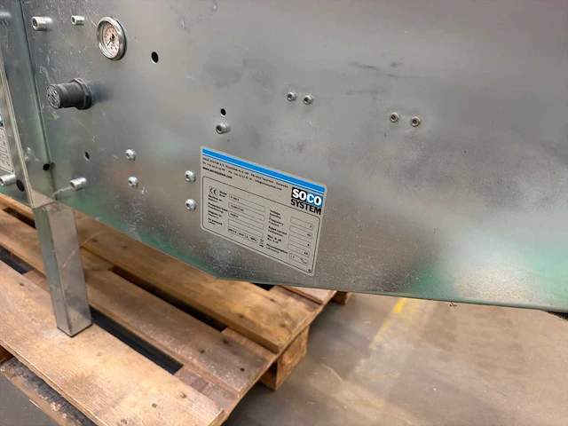 Soco system t-55 industriële tapemachine met rollenbaan (incompleet) (2x) - afbeelding 1 van  2