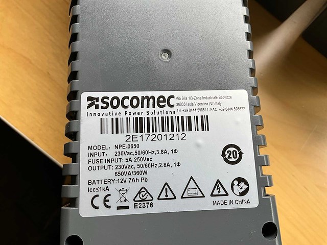 Socomec mpe-0650 power supplie (3x) - afbeelding 2 van  2