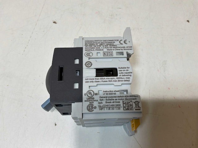 Socomec sirco m1 3x40a toggle switch (10x) - afbeelding 8 van  10