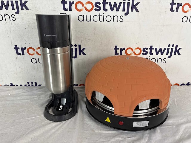 Sodastream bruiswatertoestel duo starterkit zwart | emerio pizzarette origineel - 6 persoons pizza oven - afbeelding 1 van  2