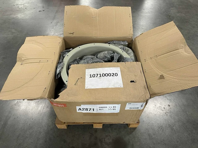 Sodeca - hct-56-4t-2 - industriële axiaalventilator 1x - afbeelding 1 van  4
