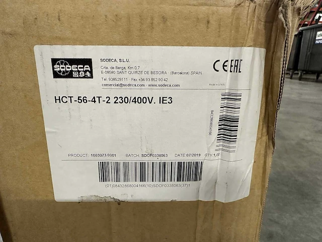 Sodeca - hct-56-4t-2 - industriële axiaalventilator 1x - afbeelding 2 van  4