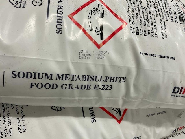 Sodium metabisulphite - afbeelding 5 van  5