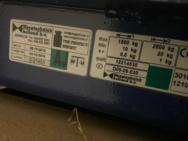 Soehnle 3010 - 2000kg digitale plateauweegschaal - afbeelding 3 van  7