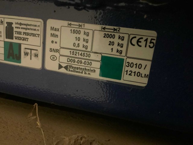 Soehnle 3010 - 2000kg digitale plateauweegschaal - afbeelding 4 van  7