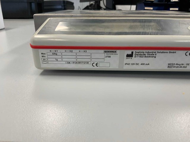Soehnle professional 3700 digitale weegschaal - afbeelding 4 van  7