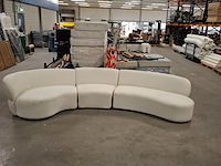 Sofa | 3,5 seater, arm left, rivièra maison, san remo , wit - afbeelding 2 van  7