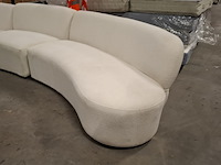 Sofa | 3,5 seater, arm left, rivièra maison, san remo , wit - afbeelding 6 van  7