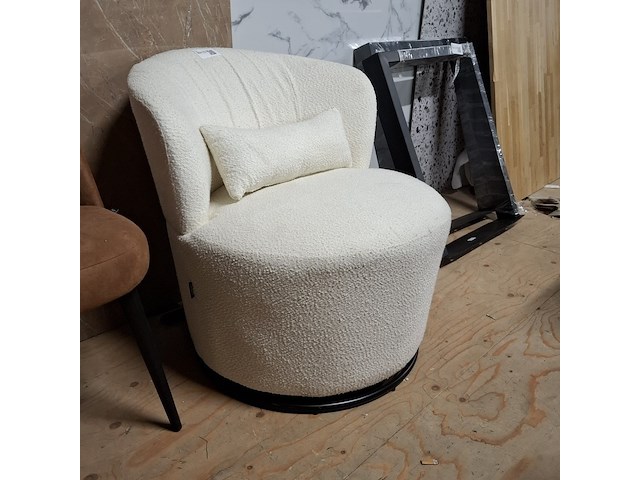 Sofa chair, boucle wit - afbeelding 1 van  4