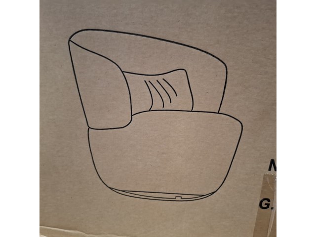 Sofa chair wit boucle, 2025 - afbeelding 2 van  4