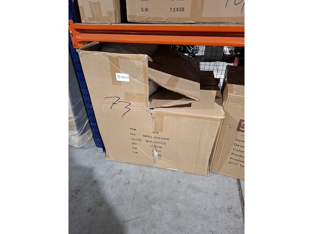 Sofa chair wit boucle draaibaar, 2025 - afbeelding 2 van  2