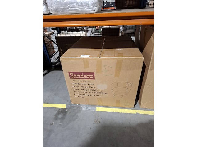 Sofa teddy, (zwart), 2025 - afbeelding 2 van  4