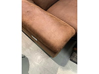 Sofa vol leren cognac electrisch verstelbaar ca 280x240 nieuw - afbeelding 4 van  5