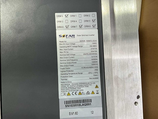 Sofar 10000tl omvormer - afbeelding 4 van  5