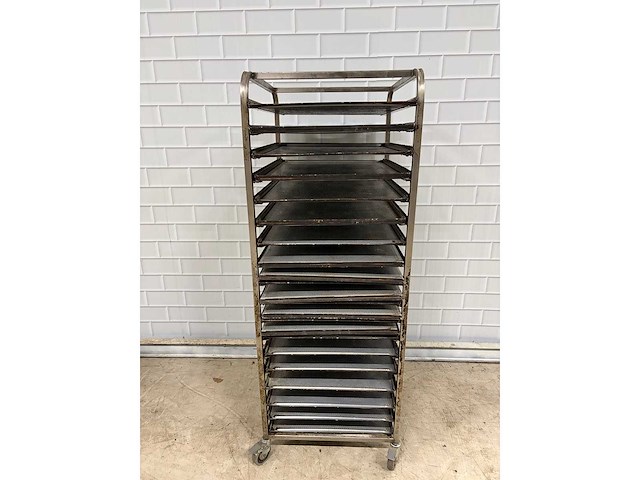 Sofinor - 18 delige - rvs - afkoelwagen - afbeelding 2 van  3