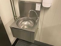 Sofinor kniebediening rvs wasbak - afbeelding 1 van  8