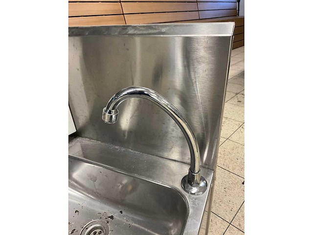 Sofinor rvs spoelbak met kniebediening - afbeelding 4 van  7