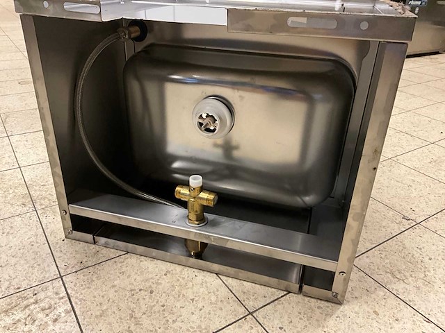 Sofinor rvs spoelbak met kniebediening - afbeelding 6 van  7