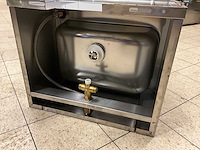 Sofinor rvs spoelbak met kniebediening - afbeelding 6 van  7