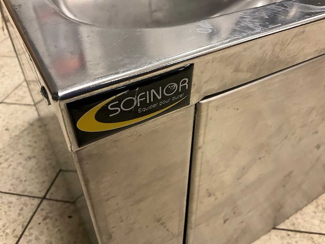 Sofinor rvs spoelbak met kniebediening - afbeelding 7 van  7