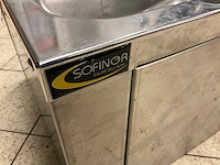 Sofinor rvs spoelbak met kniebediening - afbeelding 7 van  7
